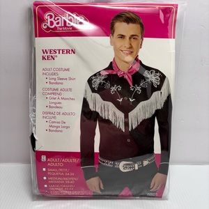 Barbie the movie Designs Ken Cowboy Adult Costume NEW  Size XL